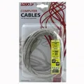 USB kabel (2.0), USB A M - USB B M, 5m, czarny, Logo, blistr