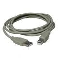 USB kabel (2.0), USB A M - USB B M, 5m, czarny, Logo
