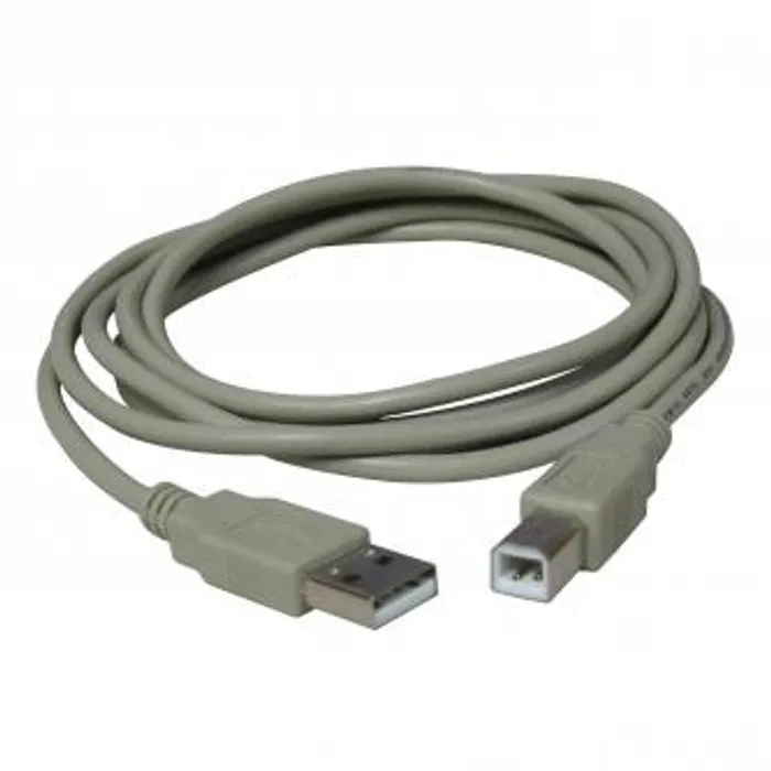 Główne zdjęcie produktu Kabel USB (2.0), USB A M- USB B M, 5m, šedý