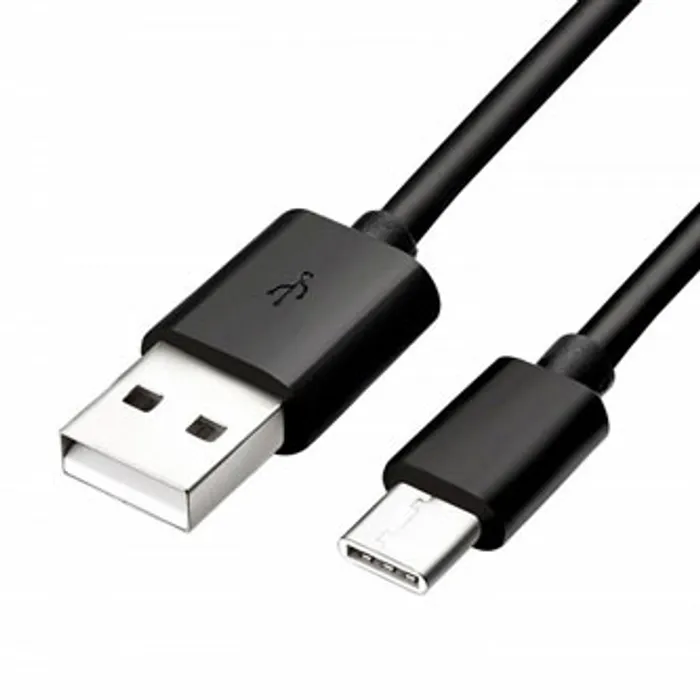 Główne zdjęcie produktu Kabel USB (2.0), USB A M- USB C M, 1m, černý