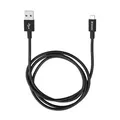 USB kabel (2.0), USB A M - microUSB M, 1m, reversible, czarny, Verbatim, box, 48863