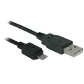 Następne zdjęcie produktu Kabel USB (2.0), USB A M-USB micro M, 1.8m, czarny