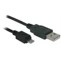 Następne zdjęcie produktu USB kabel (2.0), USB A M - microUSB M, 1m, czarny, Logo