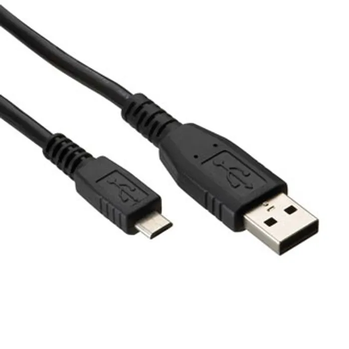 Główne zdjęcie produktu Kabel USB (2.0), USB A M- USB micro M, 1m, Logo, blistr