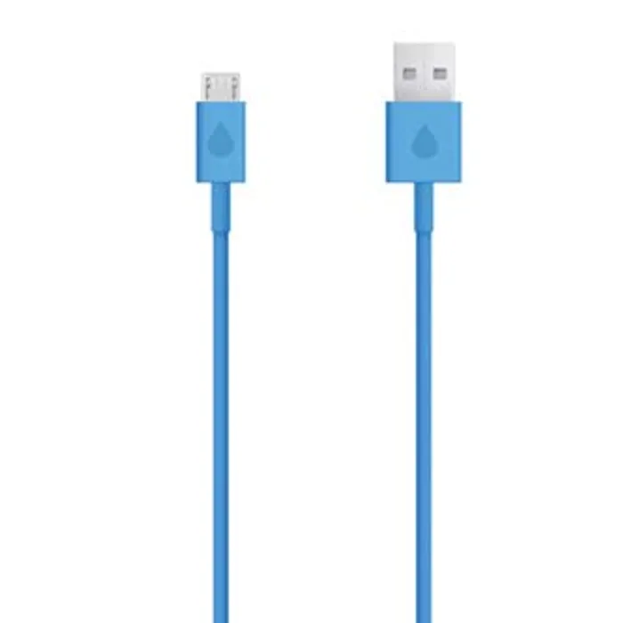 Główne zdjęcie produktu Kabel USB (2.0), USB A M- USB micro M, 1m, modrý