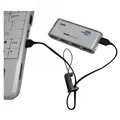 USB kabel (2.0), USB A M - miniUSB M, 0.3m, czarny, Logo, smycz do aparatu