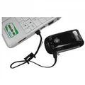USB kabel (2.0), USB A M - miniUSB M, 0.3m, czarny, Logo, smycz do aparatu