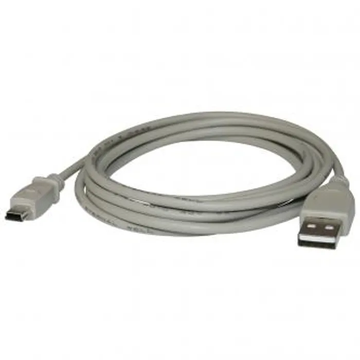 Główne zdjęcie produktu Kabel USB (2.0), USB A M- USB mini M (5 pin), 3m, černý