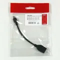 Następne zdjęcie produktu USB kabel (2.0), microUSB M - USB A F, 0.15m, OTG, czarny, Logo