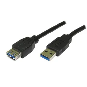 Przedłużacz USB (3.0), USB A M - USB A F, 1.8m, czarny
