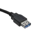 Przedłużacz USB (3.0), USB A M - USB A F, 1.8m, czarny