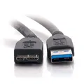 Następne zdjęcie produktu USB kabel (3.0), USB A M - USB micro B M, 2m, czarny, Logo, blistr