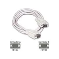 Następne zdjęcie produktu Video Kabel VGA (D-sub) M - VGA (D-sub) M, 2m, szara, Logo, blistr