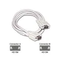 Następne zdjęcie produktu Video Kabel VGA (D-sub) M - VGA (D-sub) M, 3m, szara, Logo, blistr