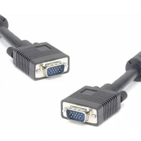 Video Kabel VGA (D-sub) M - VGA (D-sub) M, 5m, chroniony, czarna, Logo, blistr