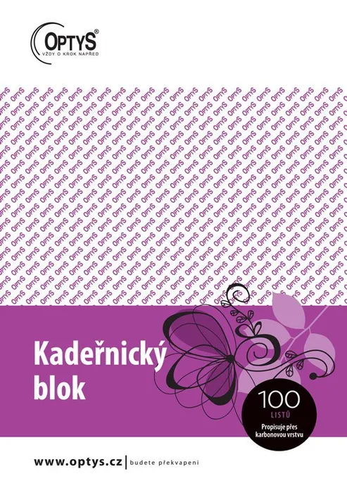 Główne zdjęcie produktu Kadeřnický blok Karbon A5 1271
