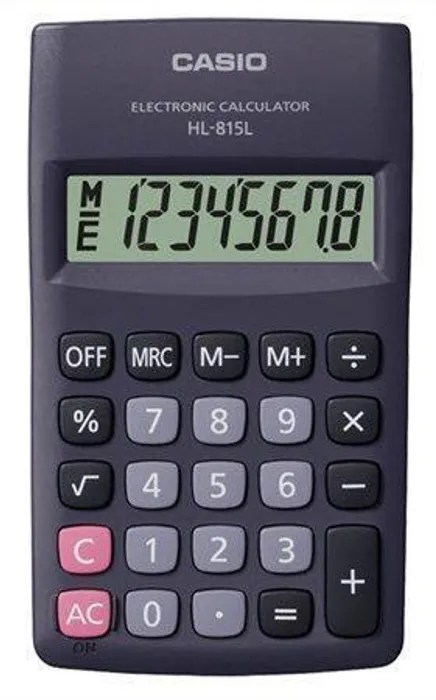 Główne zdjęcie produktu Kalkulačka kapesní, 8místný displej, CASIO "HL-815"