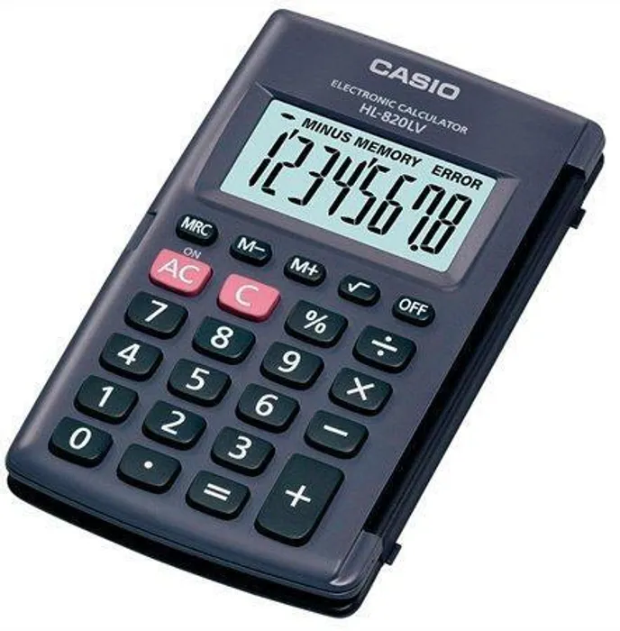 Główne zdjęcie produktu Kalkulačka kapesní, 8místný displej, CASIO "HL-820LV"