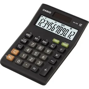 Kalkulator, biurkowy, wyświetlacz 12-cyfrowy, CASIO MS-20