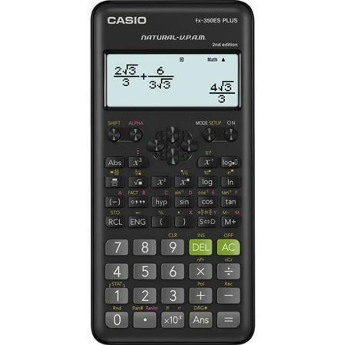 Główne zdjęcie produktu Kalkulačka vědecká, 252 funkcí, CASIO "FX-350ES Plus"