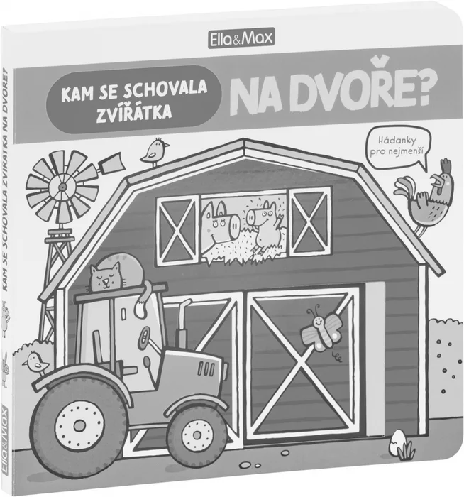 Główne zdjęcie produktu Kam se schovala ZVÍŘÁTKA NA DVOŘE – Hádanky pro nejmenší