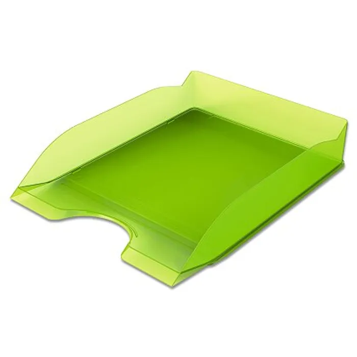 Główne zdjęcie produktu Kancelářský odkladač Durable Basic, transparentní - transp. zelená