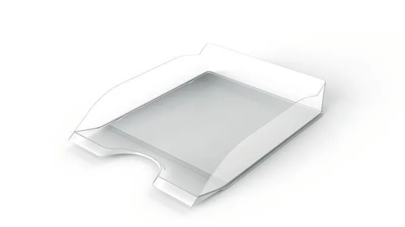 Główne zdjęcie produktu Kancelářský odkladač Durable Basic, transparentní - transparentní
