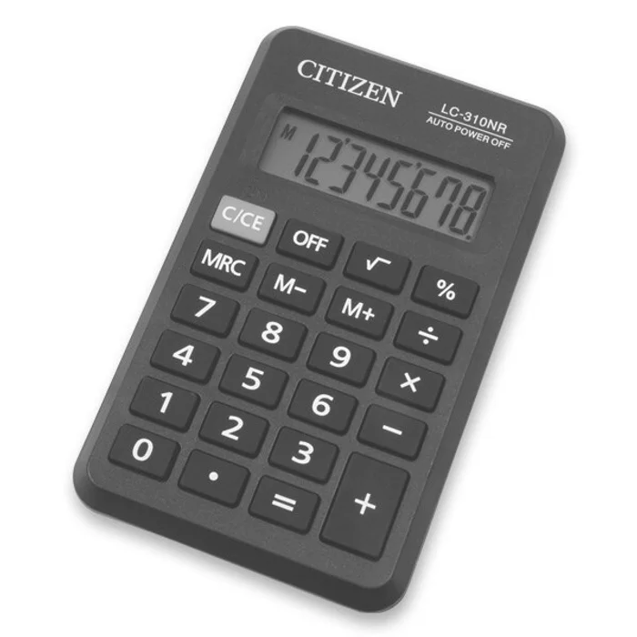 Główne zdjęcie produktu Kapesní kalkulátor Citizen LC-310N
