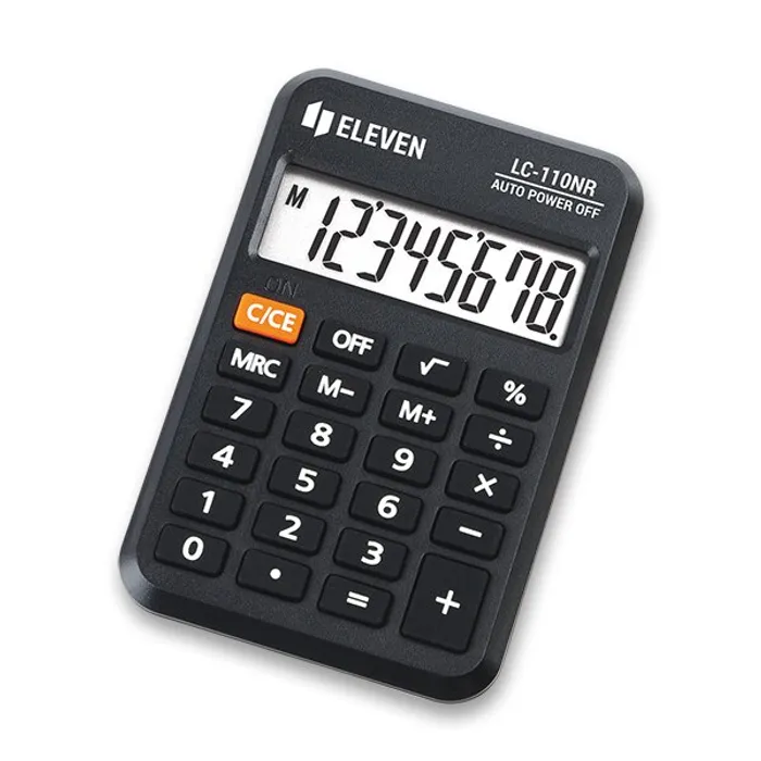Główne zdjęcie produktu Kapesní kalkulátor Eleven LC-110NR