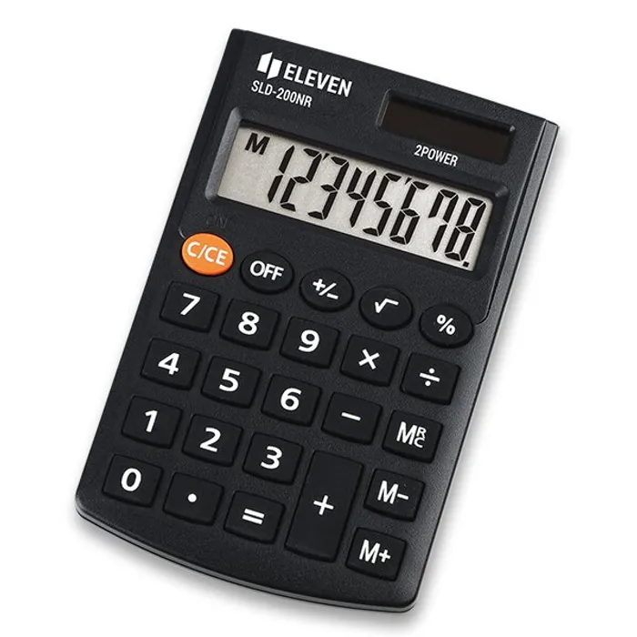 Główne zdjęcie produktu Kapesní kalkulátor Eleven SLD-200NR