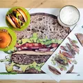 Następne zdjęcie produktu Kieszeń na sztućce do hamburgerów z białą serwetką [125 szt]