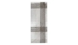 Kieszeń na sztućce Cube z białą serwetką, brąz/szary [125 szt]