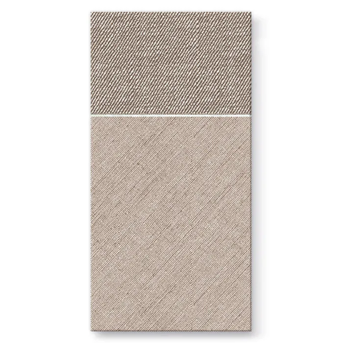Główne zdjęcie produktu Kapsy na příbory PAW AIRLAID 40x40cm Bamberg Brown, 25 ks/bal