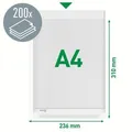 Następne zdjęcie produktu Kieszenie z możliwością rozszerzenia Leitz A4, przezroczyste [5 szt]
