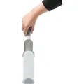 Tekstylna szczotka do depilacji z podstawą czyszczącą, 33 cm, biało-szara