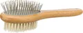 Następne zdjęcie produktu Pędzel dwustronny, włosie naturalne / włosie druciane, bambus 6 x 22 cm