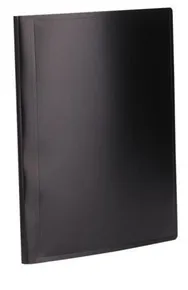 Katalog Standard, czarny, 10 kieszeni, A4, VIQUEL
