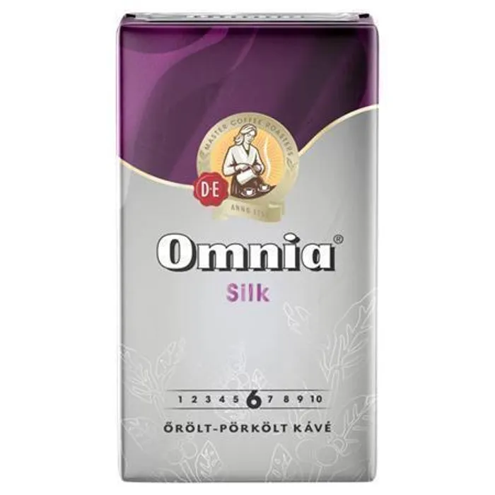 Główne zdjęcie produktu Káva mletá, pražená, vakuově balená, 250 g, DOUWE EGBERTS "Omnia", silk