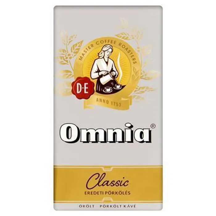 Główne zdjęcie produktu Káva mletá, pražená, vakuově balené, 250 g, DOUWE EGBERTS "Omnia"
