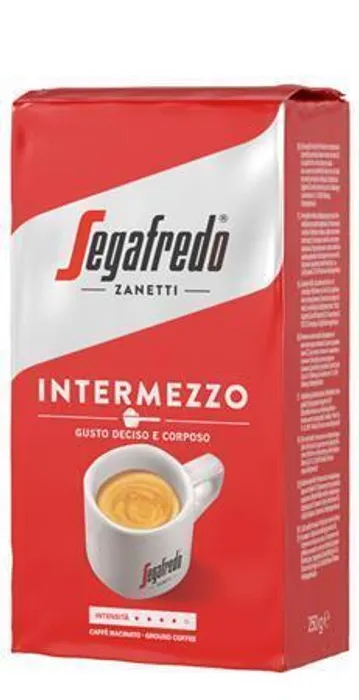 Główne zdjęcie produktu Káva mletá, pražená, vakuově balené, 250 g, SEGAFREDO "Intermezzo"