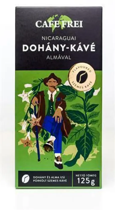 Główne zdjęcie produktu Káva "Tabáková káva Nicaragua", pražená, zrnková, 125 g, CAFE FREI