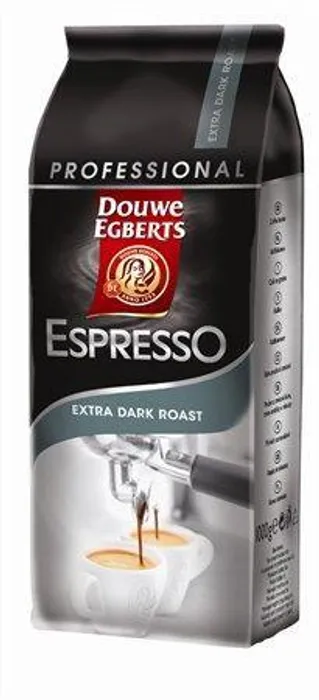 Główne zdjęcie produktu Káva zrnková, pražená, vakuově balené, 1 000 g, DOUWE EGBERTS "Espresso"