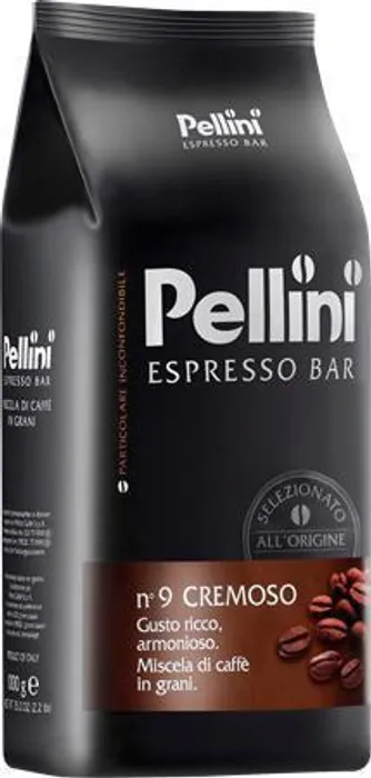 Główne zdjęcie produktu Káva zrnková, pražená, vakuově balené, 1000 g, PELLINI "Cremoso"