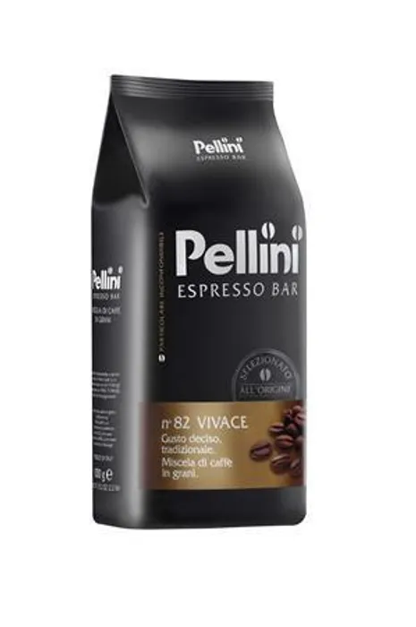 Główne zdjęcie produktu Káva zrnková, pražená, vakuově balené, 1000 g, PELLINI "Vivace"