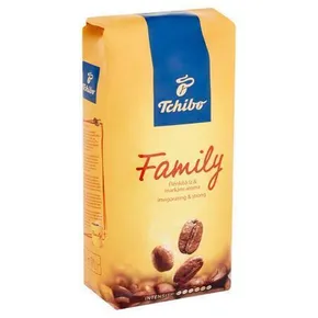 Kawa ziarnista, palona, ??pakowana próżniowo, 1000 g, TCHIBO Tchibo Family
