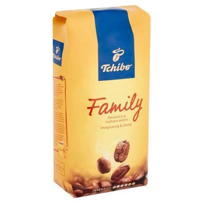Główne zdjęcie produktu Káva zrnková, pražená, vakuově balené, 1000 g, TCHIBO "Tchibo Family"
