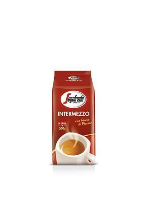 Główne zdjęcie produktu Káva zrnková, pražená, vakuově balené, 500 g, SEGAFREDO "Intermezzo"