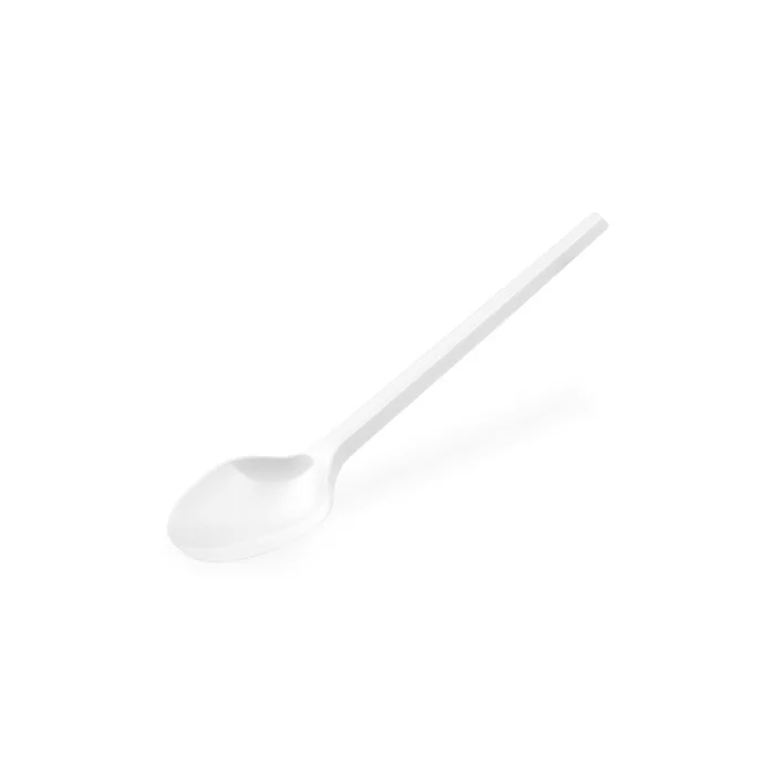Główne zdjęcie produktu Kávová lžička bílá (CPLA) -BIO- 12,5 cm [100 ks]