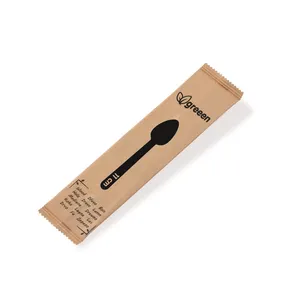 Łyżeczka drewniana 11cm pojedynczo pakowana [100 szt]
