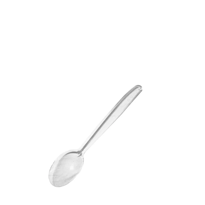 Główne zdjęcie produktu Kávová lžička PREMIUM průhledná 13 cm [50 ks] extra pevná